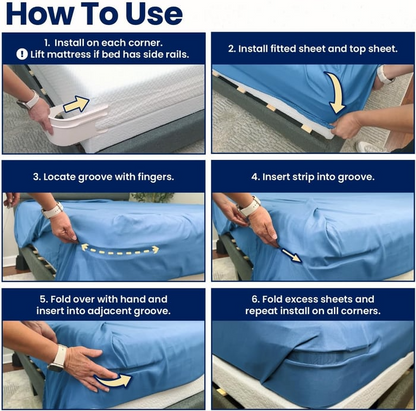 💖 Last Day 49% OFF 💖 Sheet Holders - Secure Bed Sheets Firmly in Place